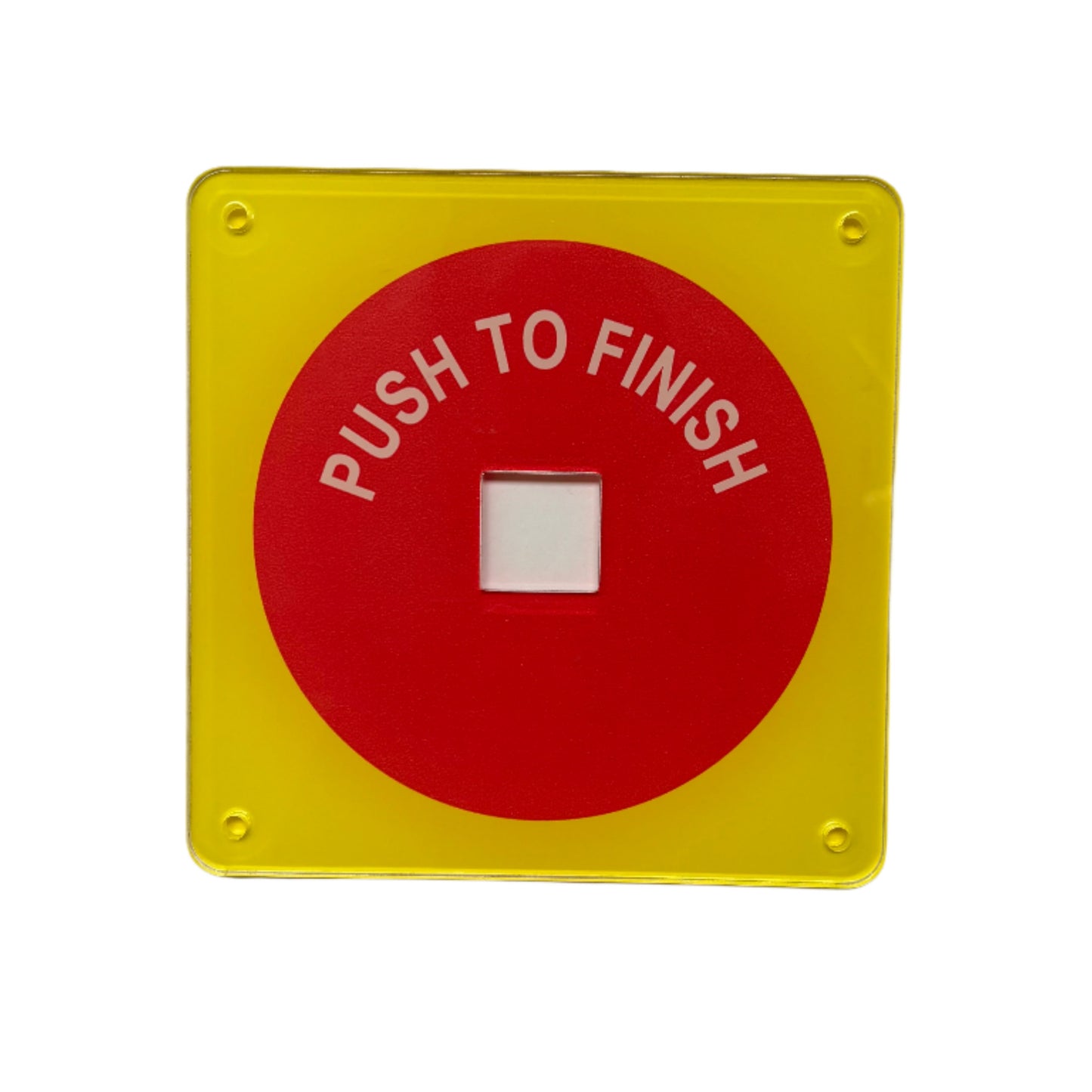 'Push To Start/Finish' Signage